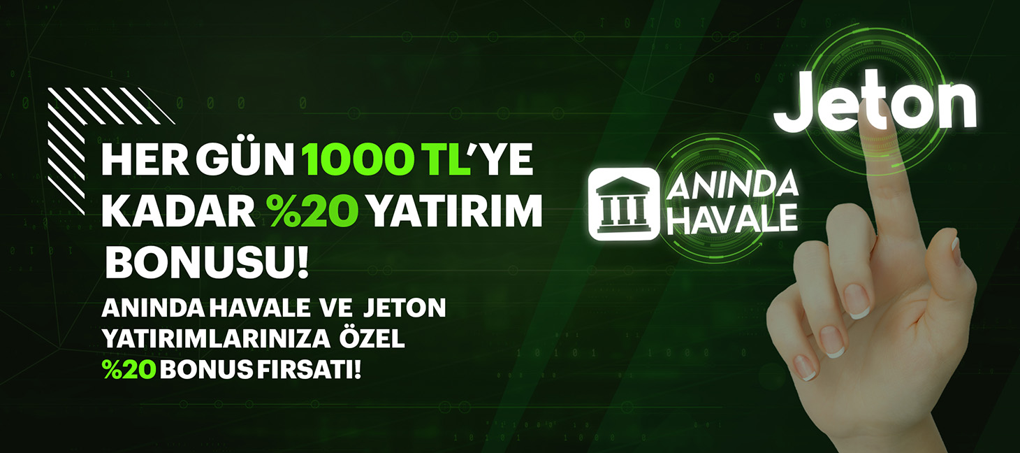 Yatırımlarınıza Her Gün 1.000 TL'ye Kadar %20 Bonus Fırsatı!